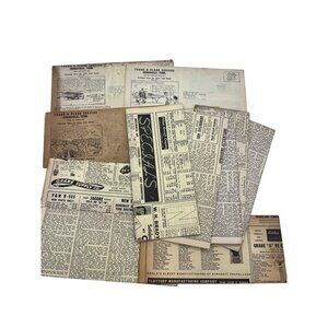 1955–56 Trade-A-Plane Aviation Newspaper Lot Aircraft Ads Crossville TN